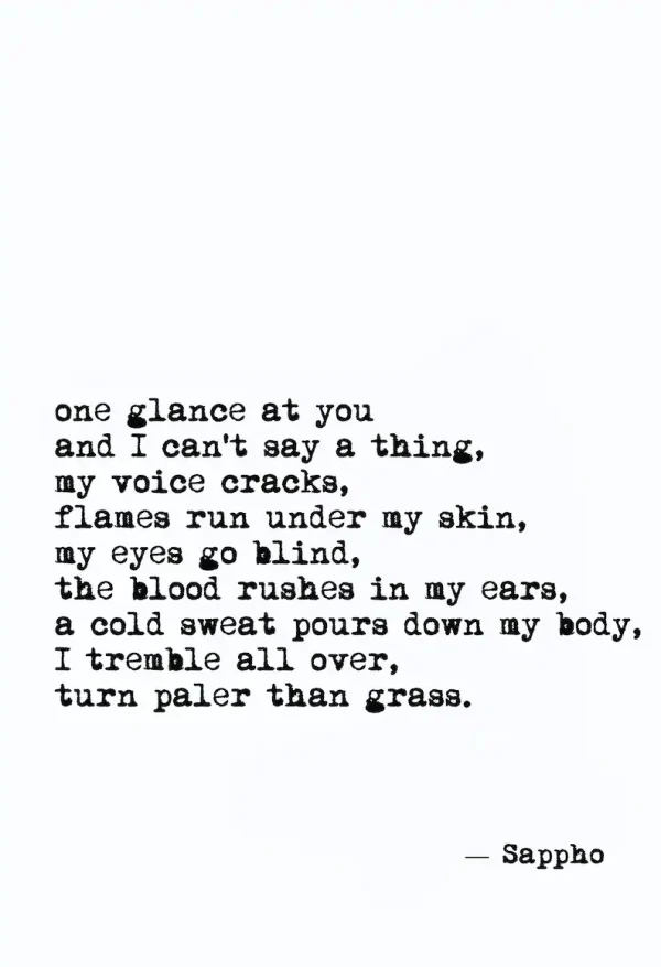 One Glance At You