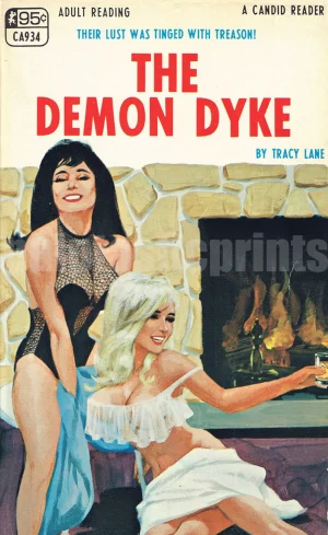 Meet The Demon Dyke! Black bodysuit with a little fishnet? Check! Nubile woman in white with boobs the size of Kansas? Check! All set for a fun time?
