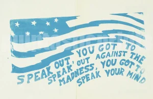 Speak out, you got to speak out against the madness